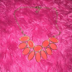 Gold and coral necklace